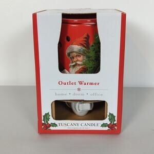Tuscany Candle NWT Christmas Santa Outlet Warmer